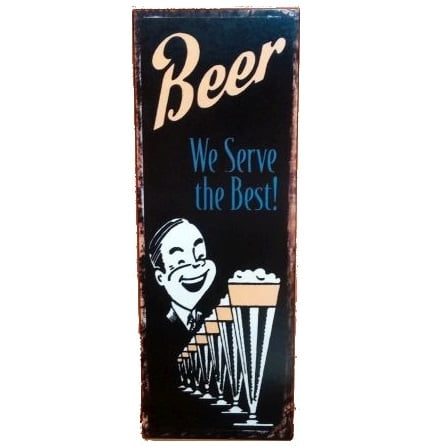 retro szyld reklamowy piwa