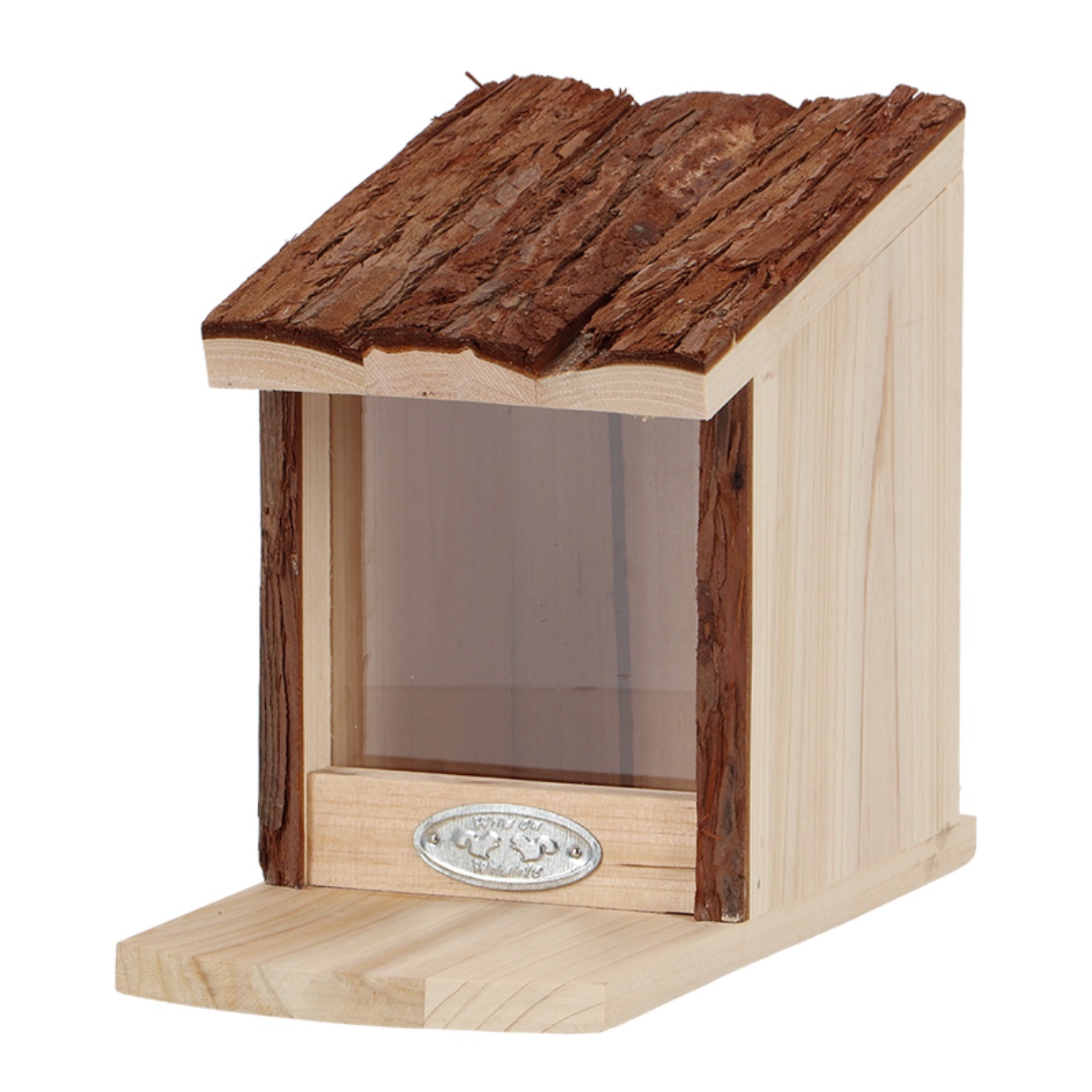 drewniany karmnik dla wiewiórek