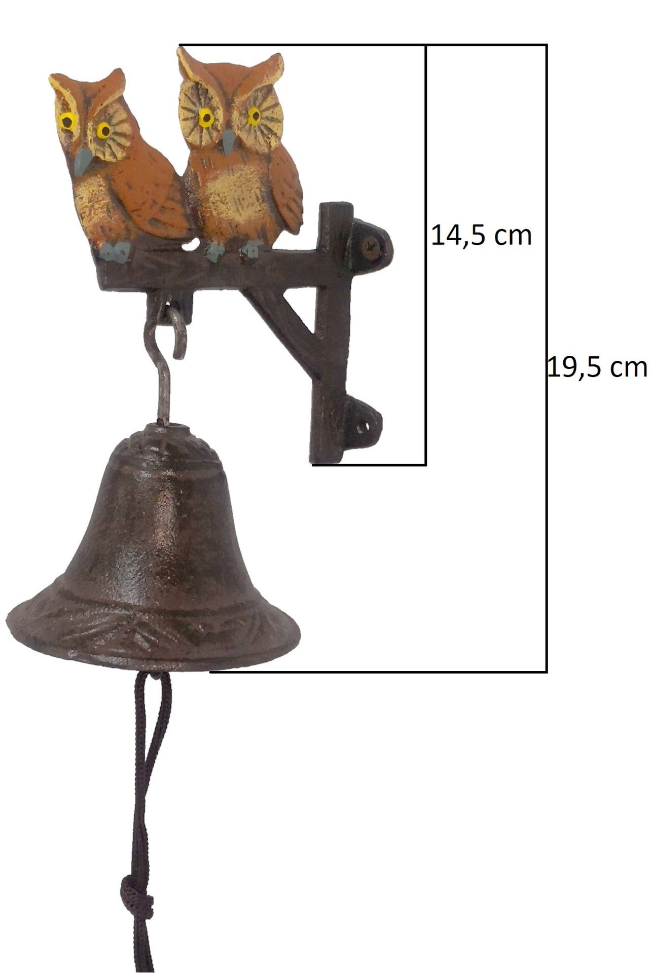 dzwonek żeliwny ozdobny