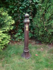 Smukły hydrant ogrodowy aluminiowy