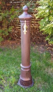 hydrant dekoracja ogrodowa słupek aluminiowy