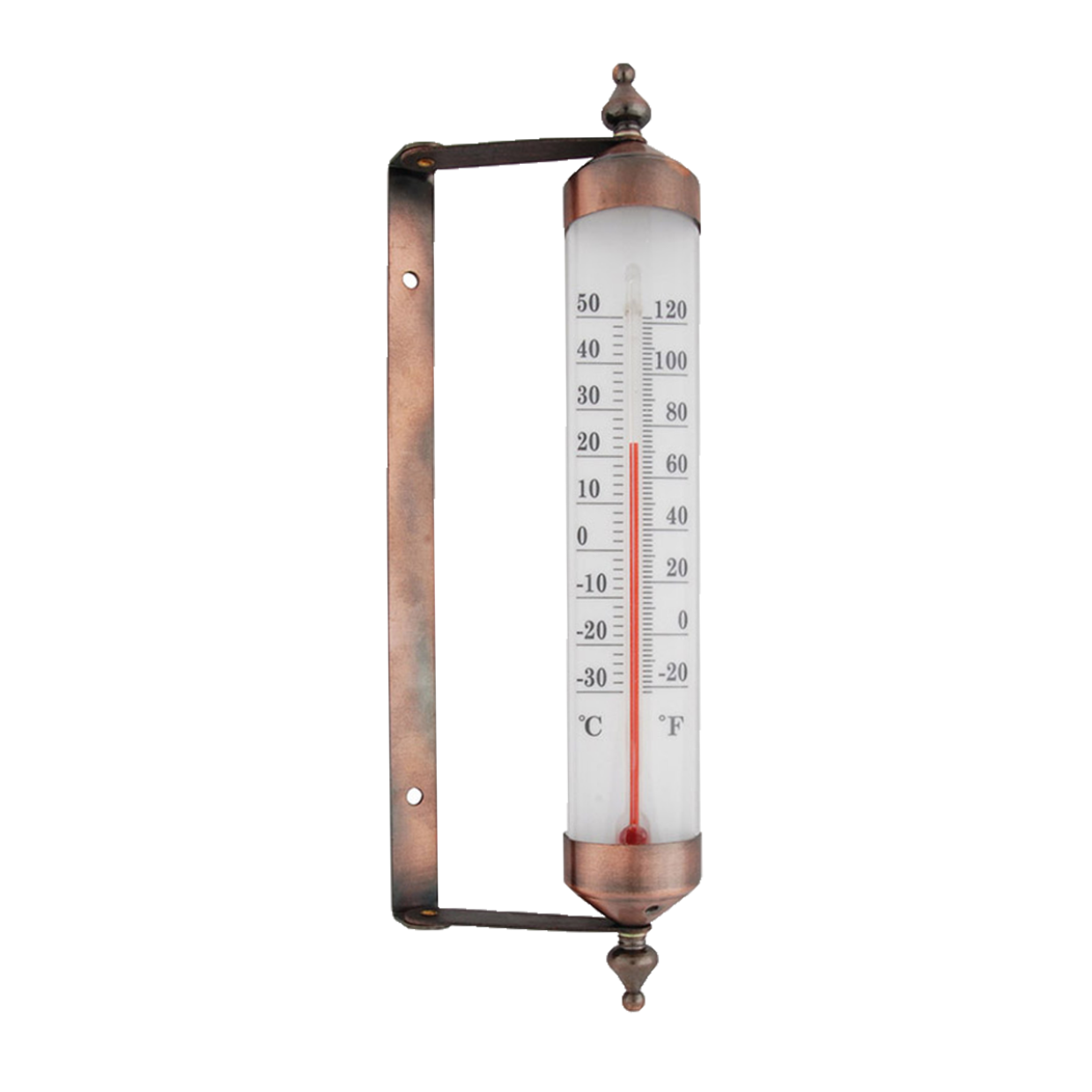 termometr zaokienny w starym stylu