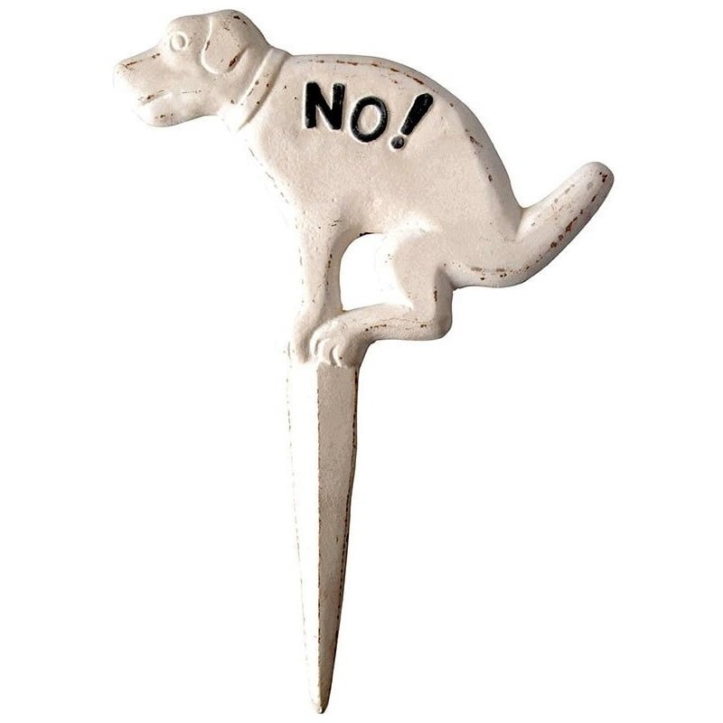 znak zakaz wyprowadzania psów biały
